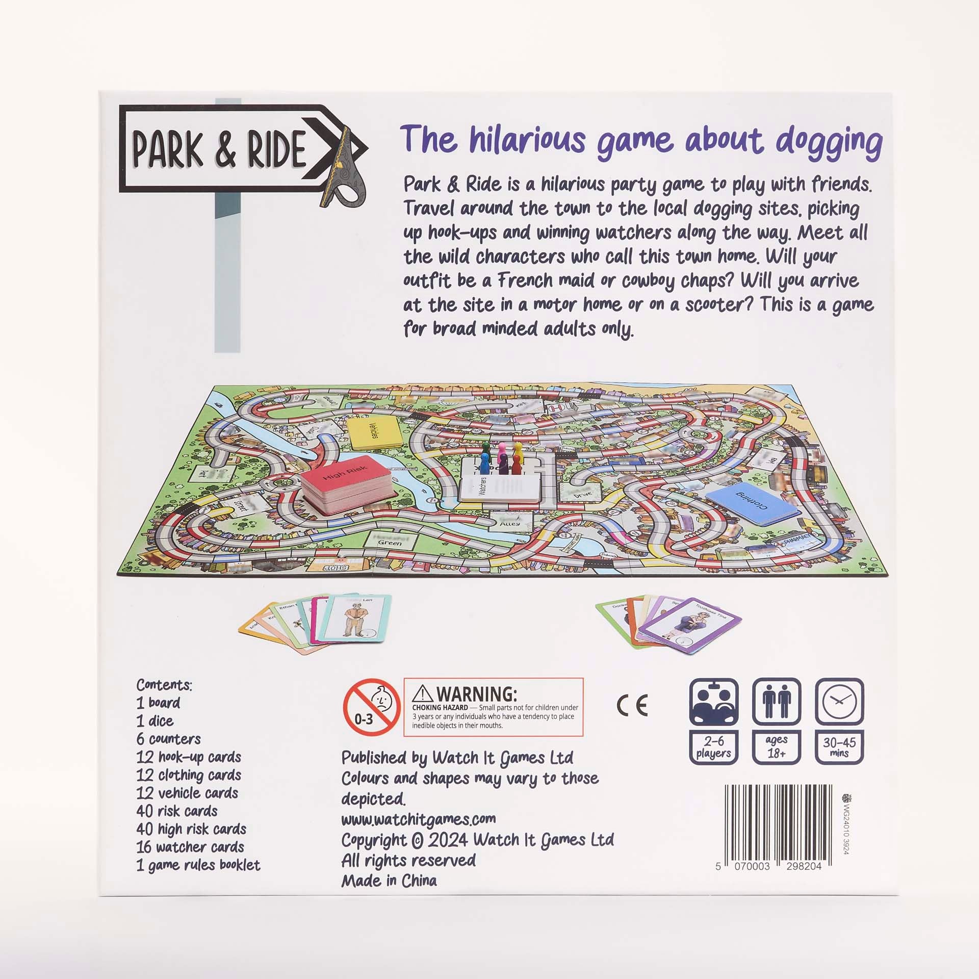 Park and Ride 'The hilarious board game about dogging'